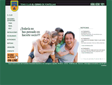 Tablet Screenshot of cerrofontellas.com